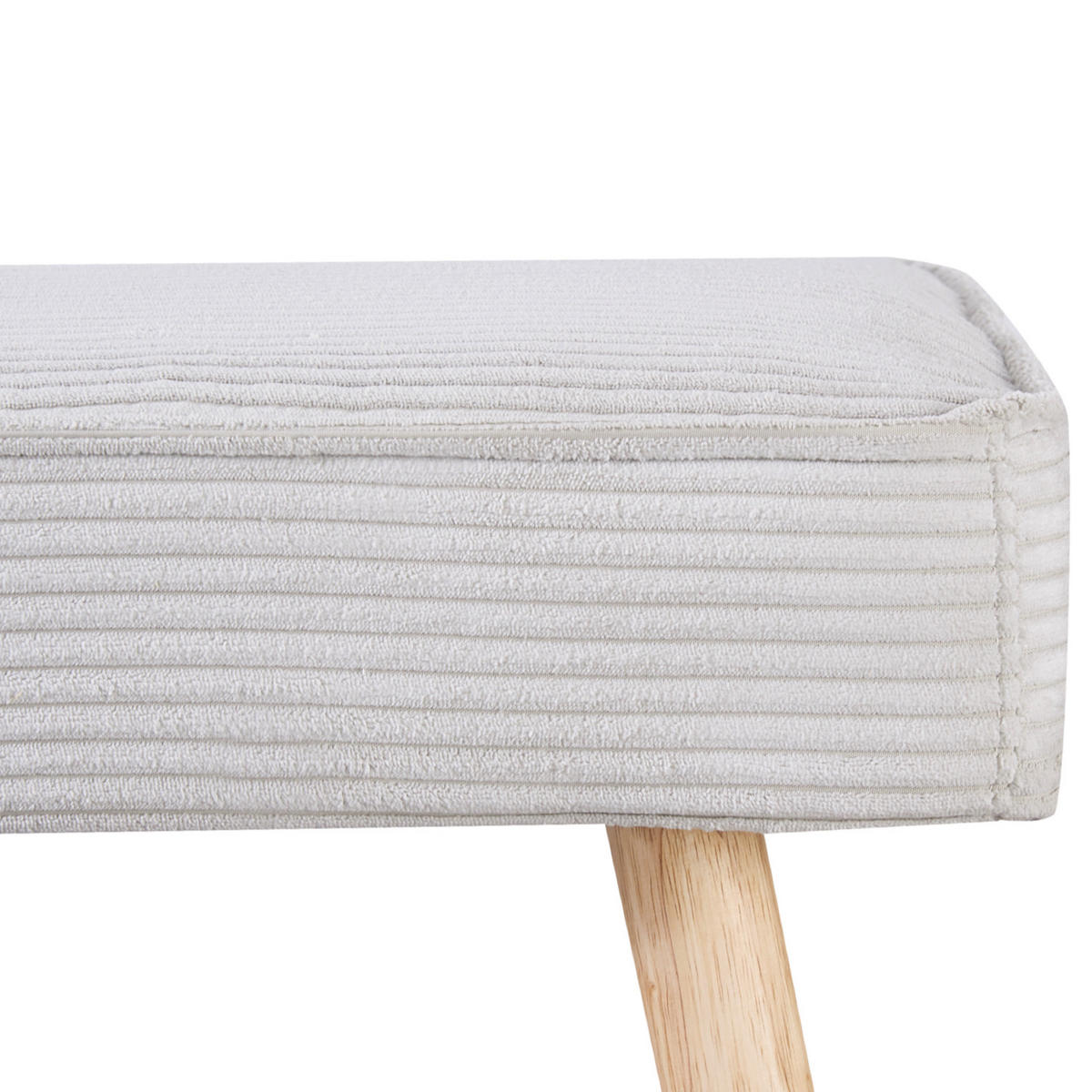 SITZBANK EMIL 140/42/50 cm Grau - Grau, Holz/Textil (140/50/42cm) - B&D Home