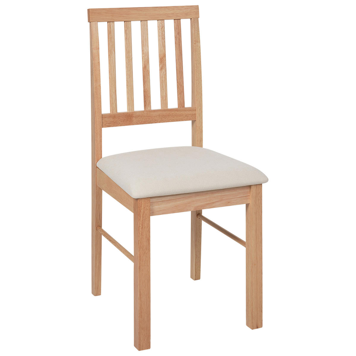 ESSZIMMERSTUHL 2er-Set Heller Holzfarbton Orono - Hellbraun/Beige, Holz (40/92/50cm) - Beliani
