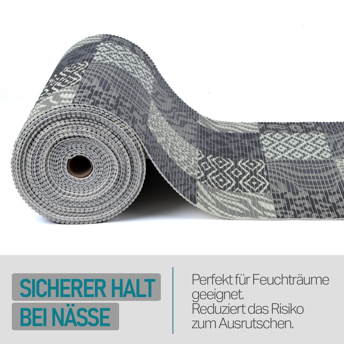 SCHUTZUNTERLAGE Weichschaum auf Rolle 0,8x15 m Patchwork - Braun, Kunststoff (80/1500cm) - Bestlivings