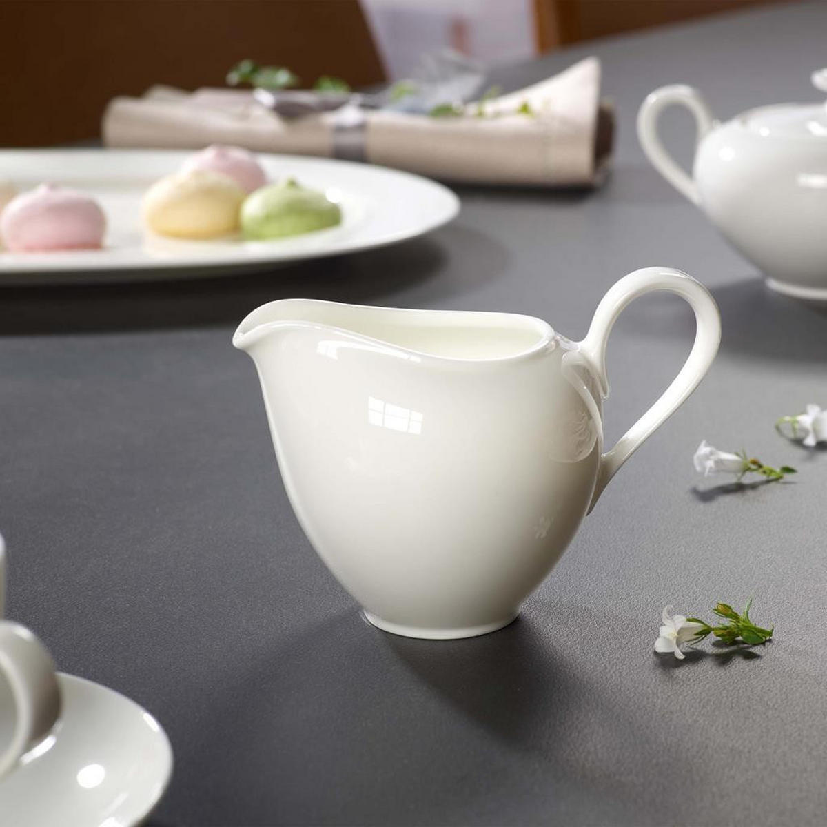 MILCH- UND ZUCKER-SET Anmut weiß - Weiß, Keramik (1/2cm) - Villeroy & Boch
