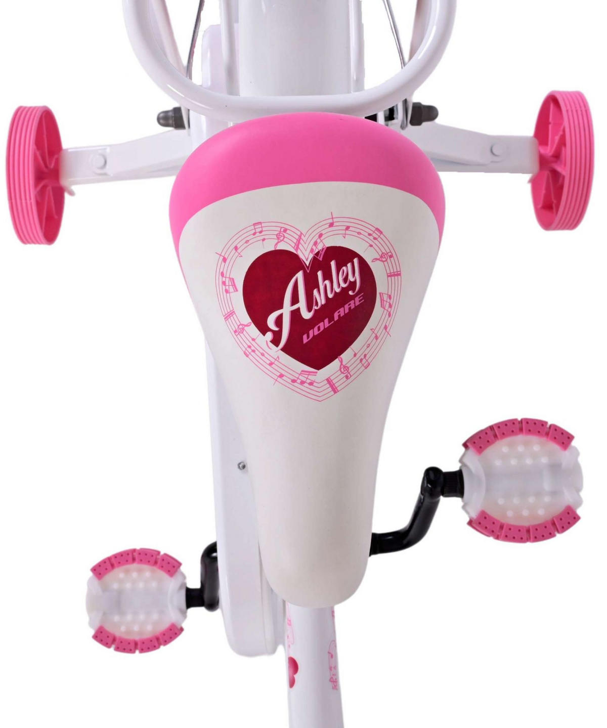 KINDERFAHRRAD Ashley - Mädchen - 16 Zoll - Rücktritt + Handbremse - Weiß - Weiß, Metall (52cm) - TPFSports