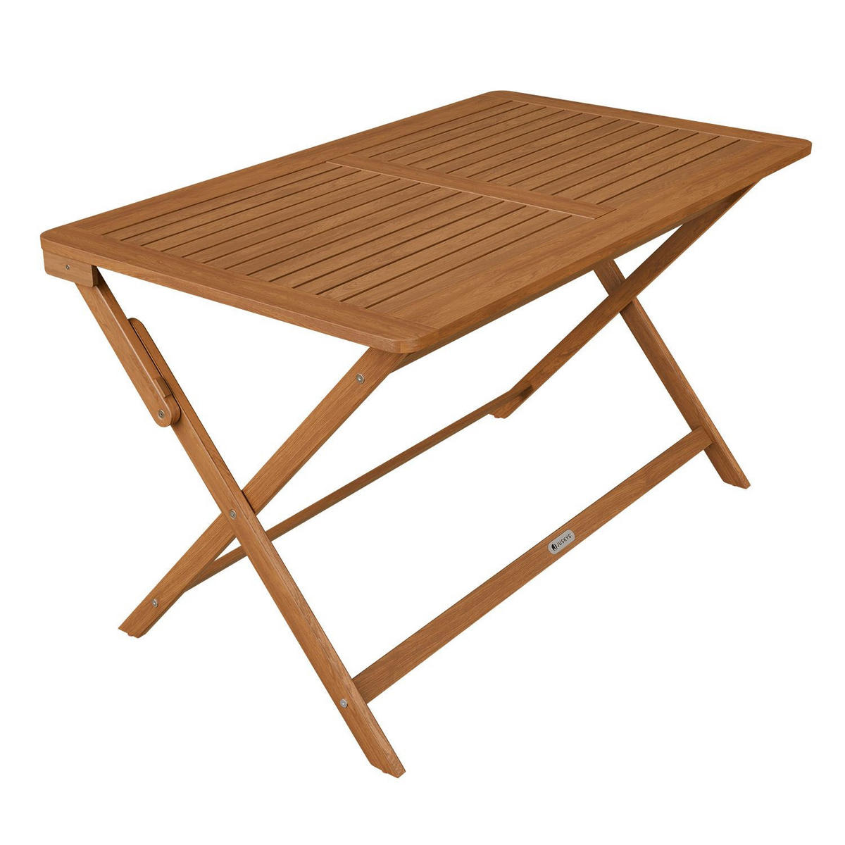 GARTENMÖBELSET Rimini 5-tlg 120x57,5 cm natur - Naturfarben, Holz - Juskys