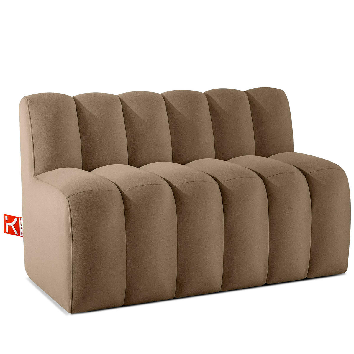 ESSZIMMERBANK CORDA, Beige - Beige, Holz/Holzwerkstoff (123/78/71cm) - KONSIMO®
