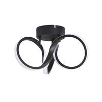 LED-DECKENLEUCHTE Norbert 31/26/20 cm - Schwarz, Metall (26/31/20cm) - Nettlife