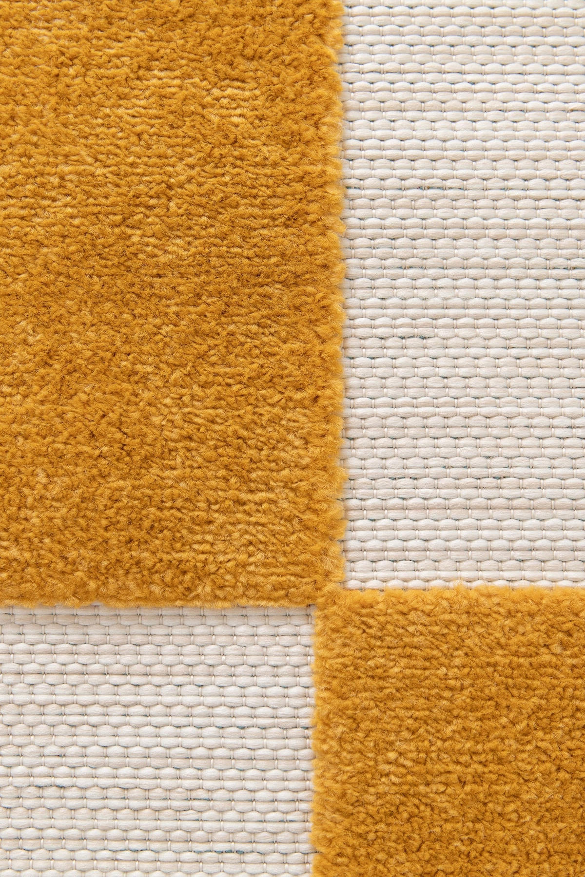 TEPPICH für Innen und Außen mit Skulptureffekt gelb - Gelb, Textil (120/170cm) - AFK Living