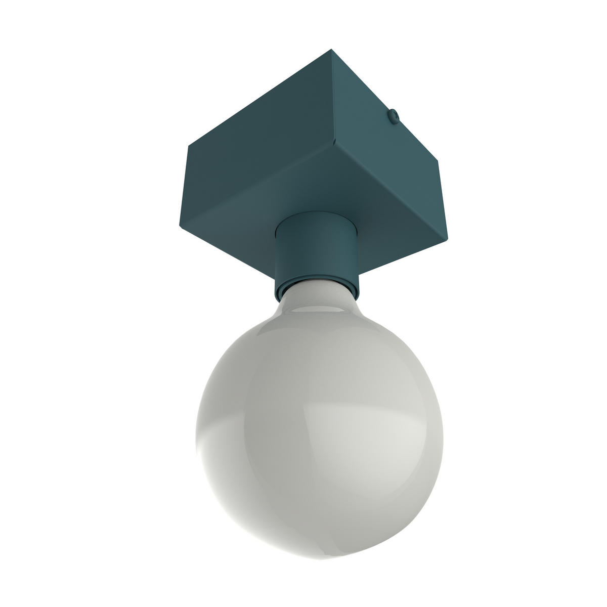 DECKENLEUCHTE - Blau, Metall (10/10/7.5cm) - Lumicom