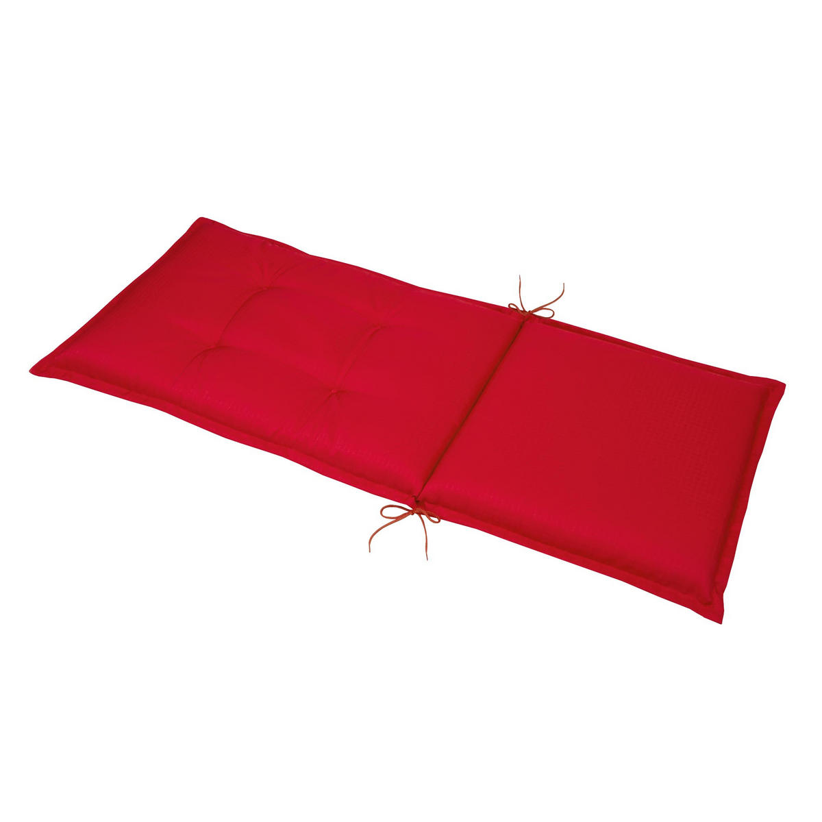 HOCHLEHNERAUFLAGE Base HL 120/50/6cm Rot 6tlg - Rot, Textil (50/6/120cm) - Beautissu 