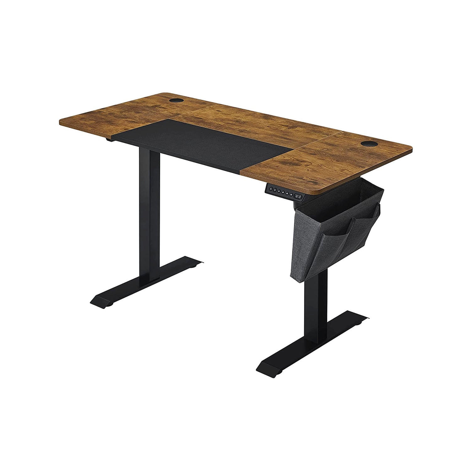 SCHREIBTISCH COMPUTERTISCH - Braun, Holzwerkstoff (140/60/120cm) - Hansiro