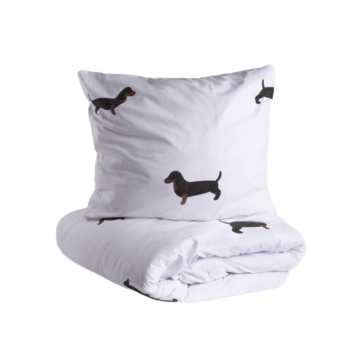 BETTWÄSCHE Winnie Baumwolle 140/200 cm - Weiß, Textil (140/200cm) - Homla