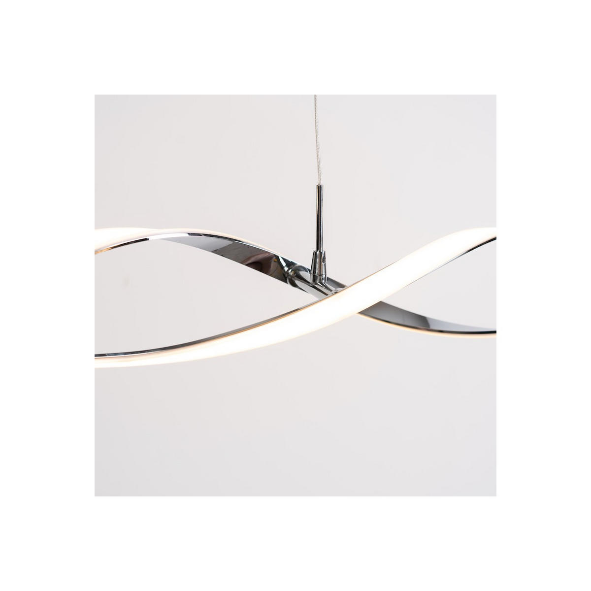 HÄNGELEUCHTE Galba, Silber/Chrom, 120cm - Chromfarben, Metall (120/12/120cm) - KOSILUM