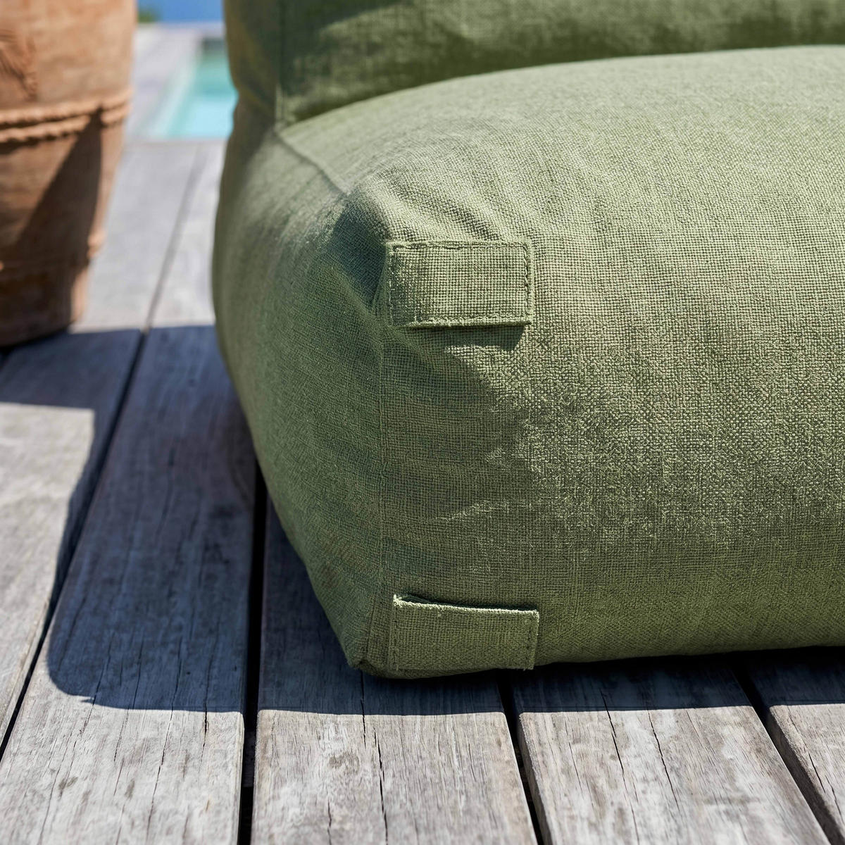 SESSEL, Kaktusgrünen - Grün, Textil (85/65/85cm) - Oviala
