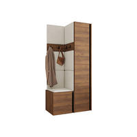 MOBILIER PENTRU HOL Orion XXIV - bej/culoare lemn de nuc, material plastic/compozit lemnos (82/186/46cm) - MIRJAN24