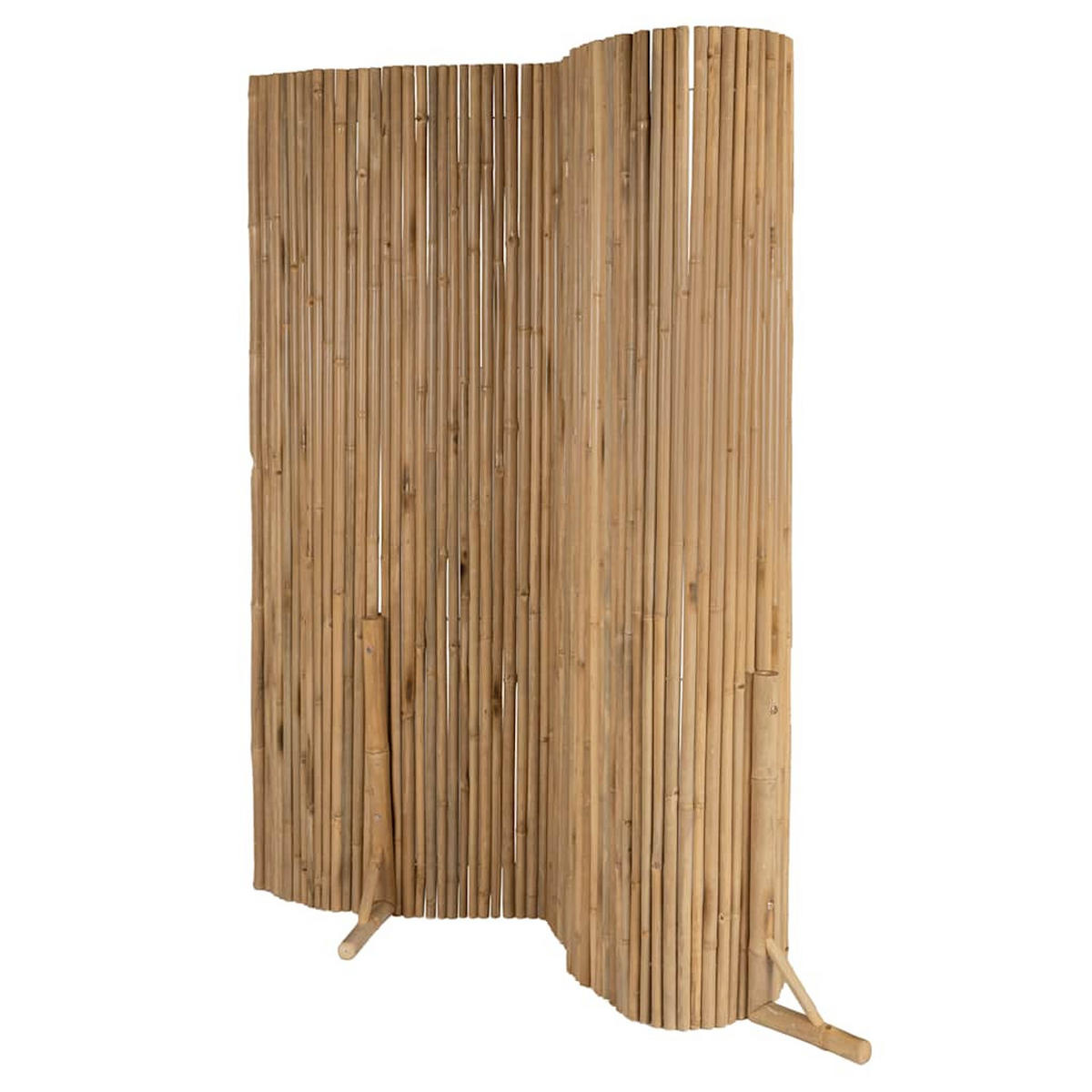 BAMBUSZAUN 180/170 Cm - Braun, Naturmaterialien (180/170cm) - vidaXL