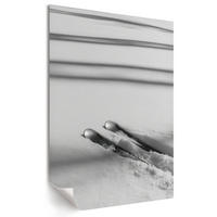 POSTER - 29x42 cm - Anna Keller - Skifahren im Schnee - Weiß, Textil (29/42/0.1cm) - TULUP