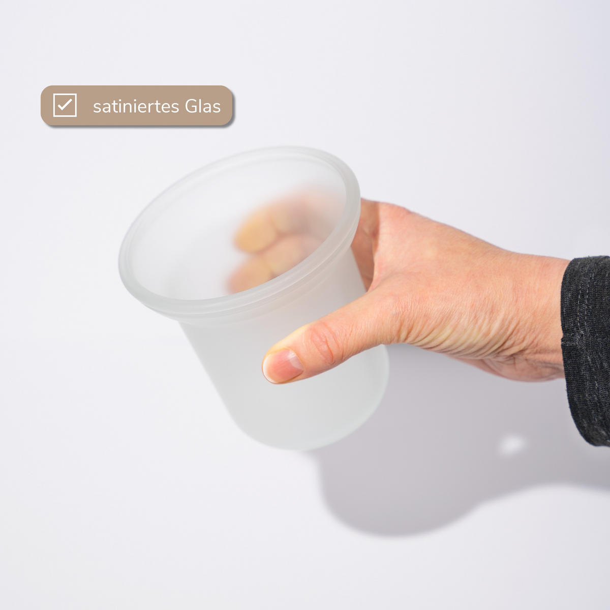 DEKOGLAS - Weiß, Glas (11.5/12/12cm) - eluno