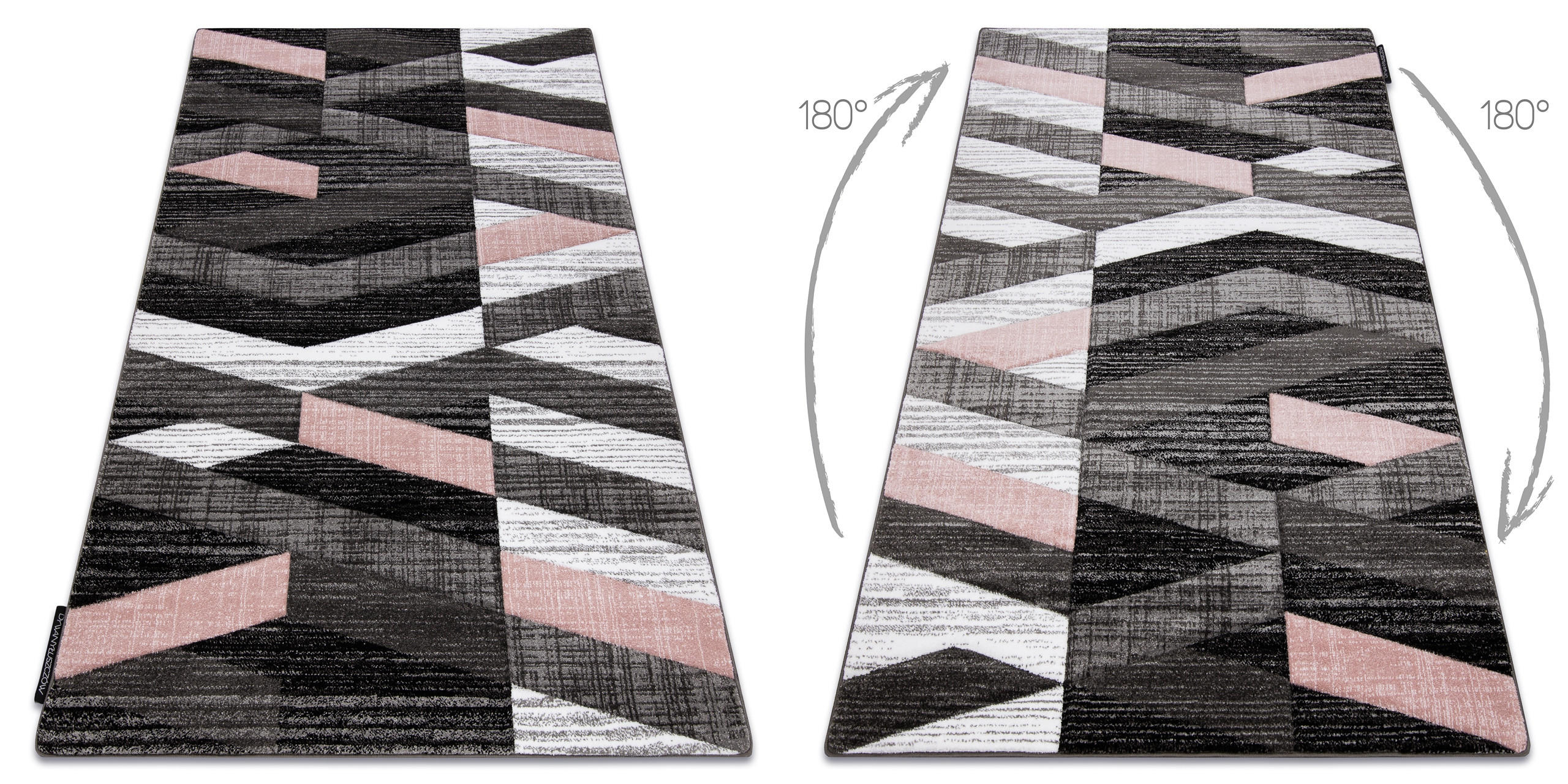 TEPPICH Alter 120/170 cm - Pink, Textil (120/170cm) - rugsX