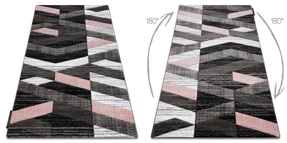 TEPPICH Alter 280/370 cm - Pink, Textil (280/370cm) - rugsX