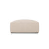 POUF Ruby aus strukturiertem Stoff beige - Creme, Textil (93/40/93cm) - Micadoni