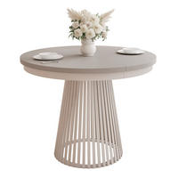 AUSZIEHTISCH AUREA 100-180/75 cm, Kaschmir / Lehmgrau - Kaschmir/Greige, Holzwerkstoff/Metall (100/100/75cm) - Idohome