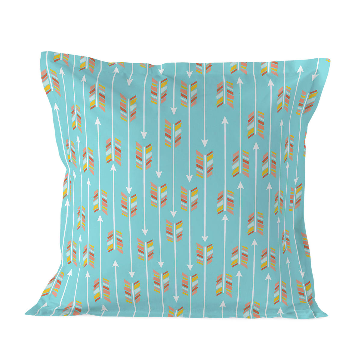 KISSENBEZUG fantasy 80x80 cm mehrfarbig - Multicolor, Textil (80/80cm) - Happy Friday