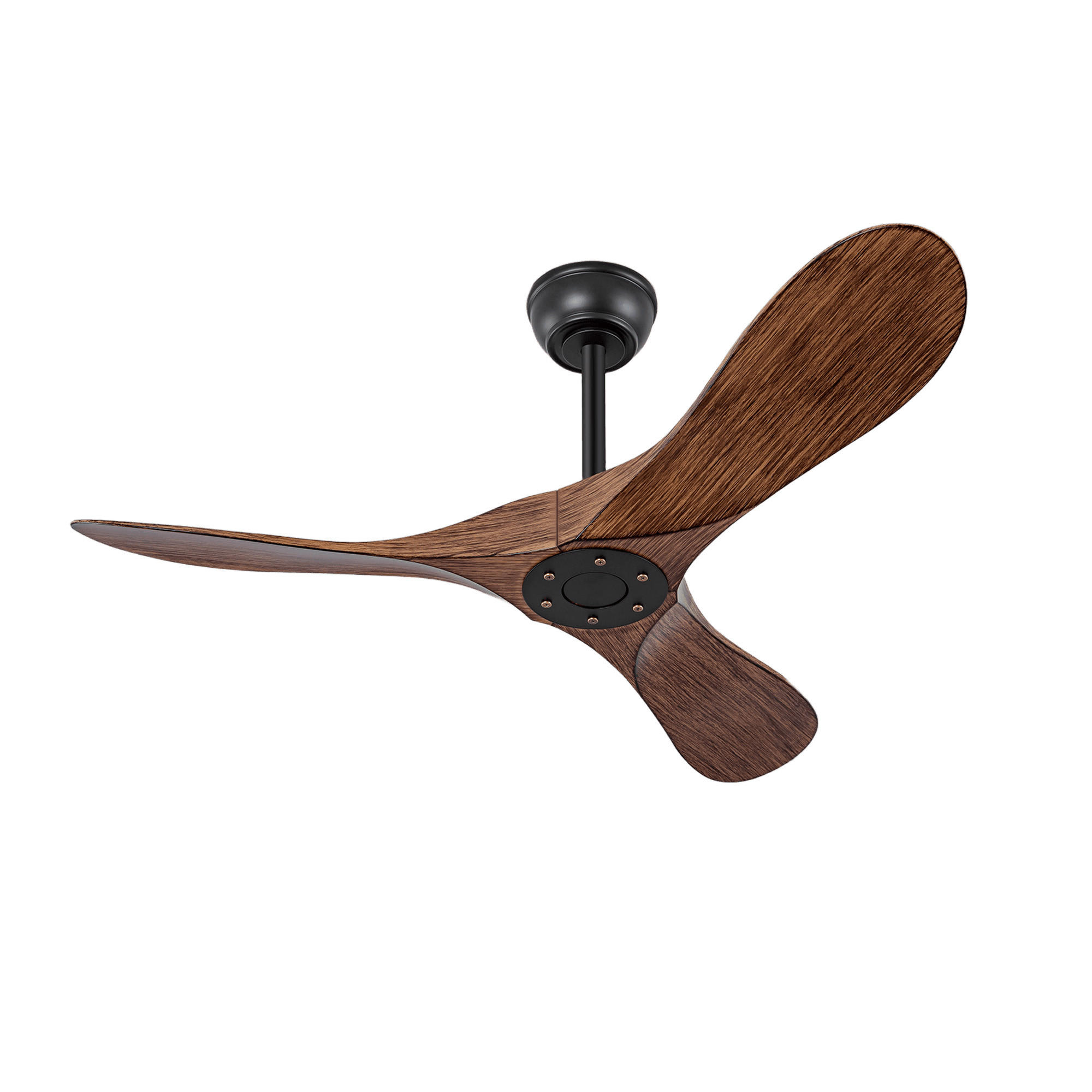 DECKENVENTILATOR DE-16228 42 Zoll reversibel mit Fernbedienung Nussbaum - Walnussfarben, Kunststoff (107/107/38cm) - ComfortXL