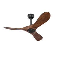 DECKENVENTILATOR DE-16228 42 Zoll reversibel mit Fernbedienung Nussbaum - Walnussfarben, Kunststoff (107/107/38cm) - ComfortXL