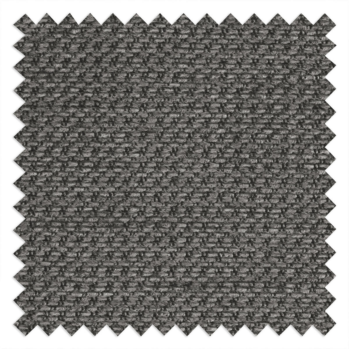 POLSTERHOCKER - Anthrazit/Schwarz, Kunststoff/Textil (92/42/92cm) - home24