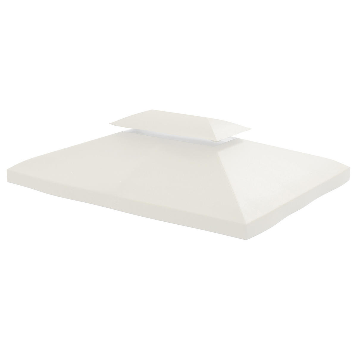 ERSATZDACH für Pavillon DE-05915 3/4 m Cremeweiß - Creme, Textil (400/20/300cm) - ComfortXL