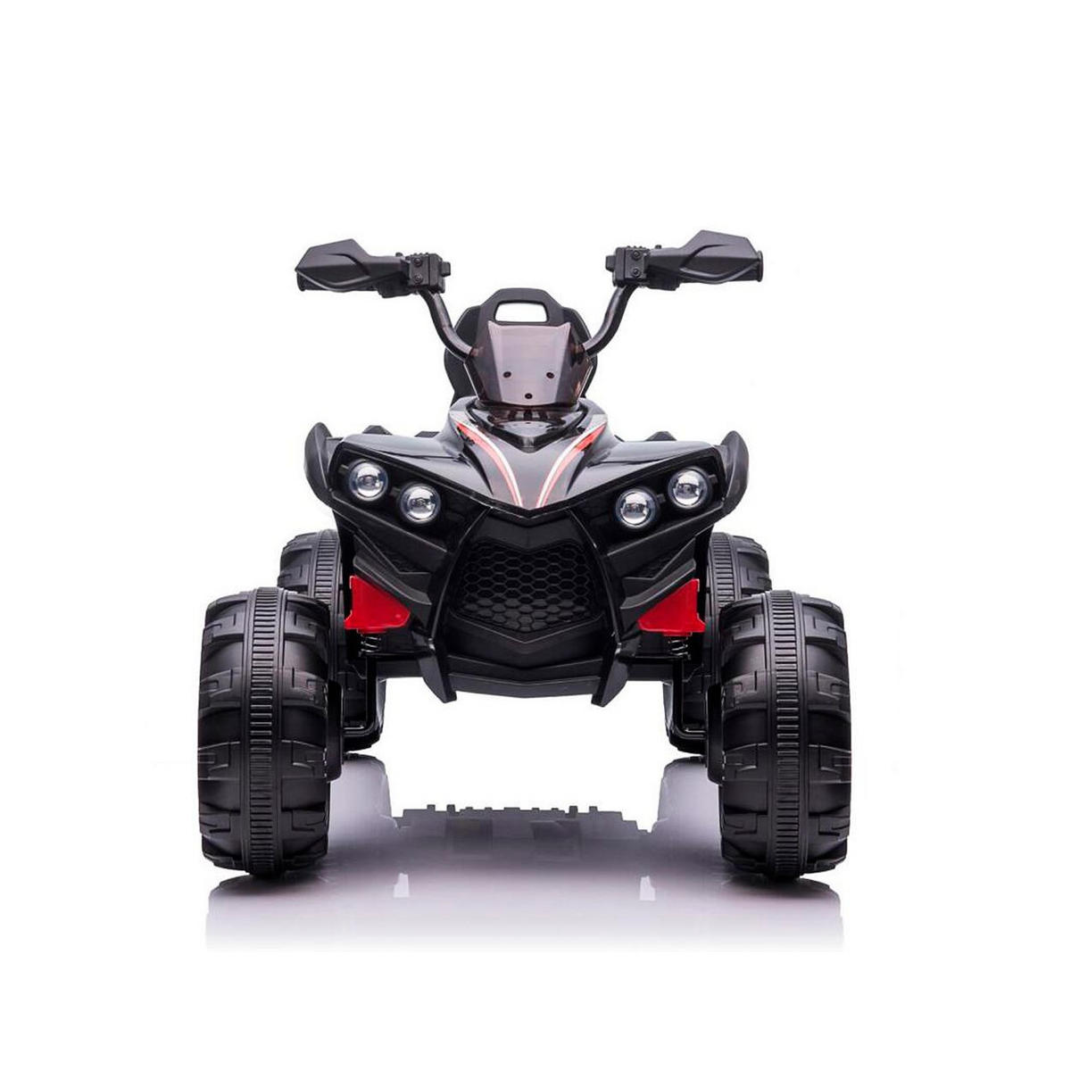 ELEKTROQUAD ATV FX Sport schwarz MP3-Anschluss, 2 Motoren, Lichter - Schwarz, Kunststoff (118/76/73cm) - Chipolino