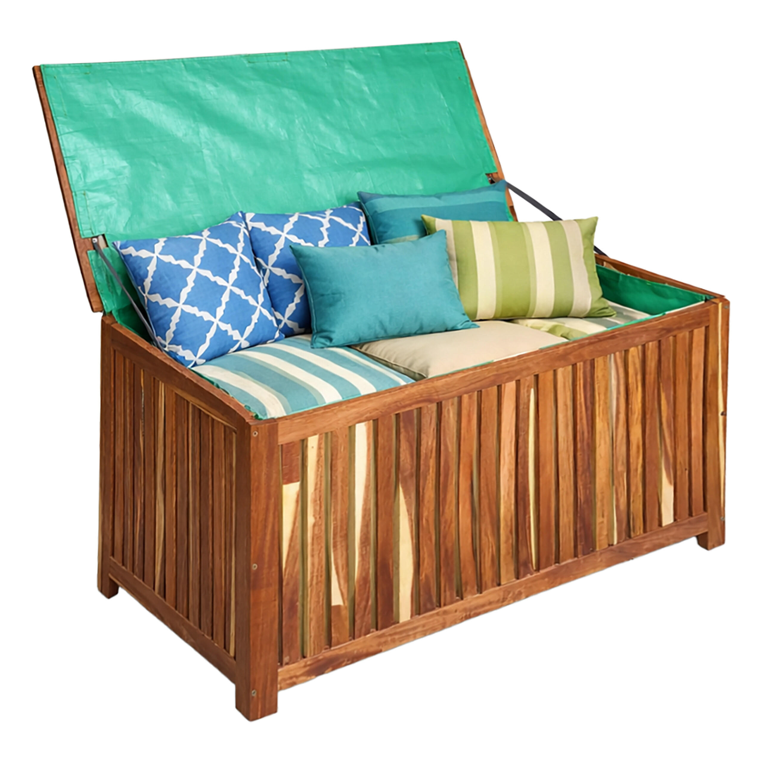 Relaxdays BOX Přírodní akáciové dřevo víko