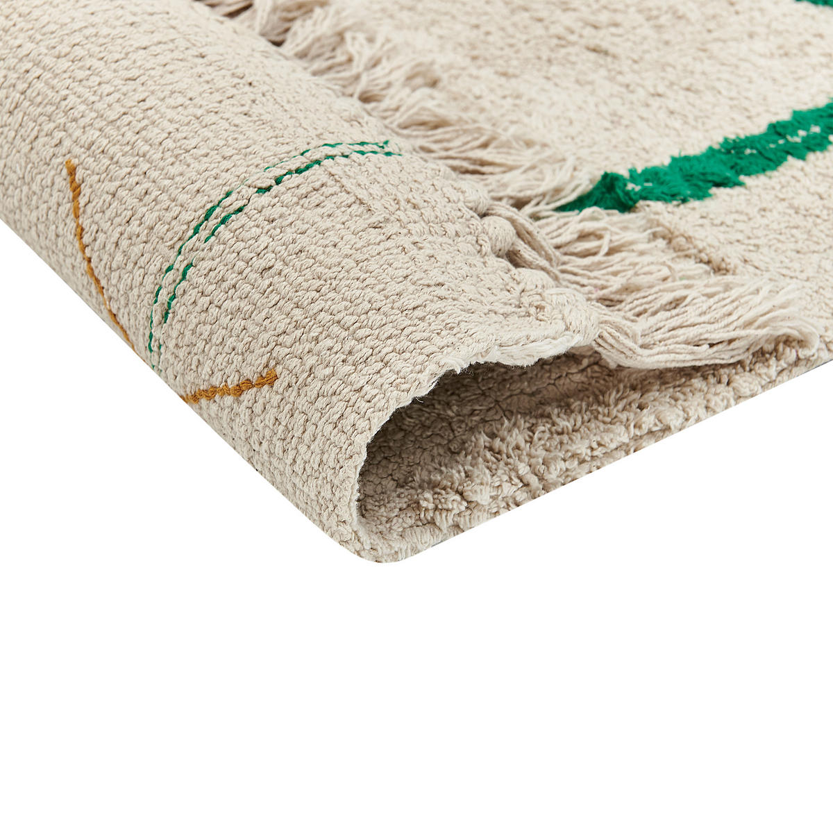 KURZFLOR-TEPPICH Cetmi 230/160 cm - Beige, Textil (160/230cm) - Beliani