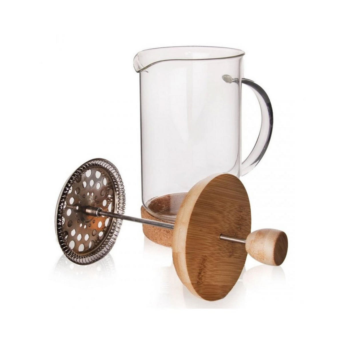 TEEKANNE Beige 7.5/10/17 cm 52955 - Beige, Glas (0.4L) - Orion 
