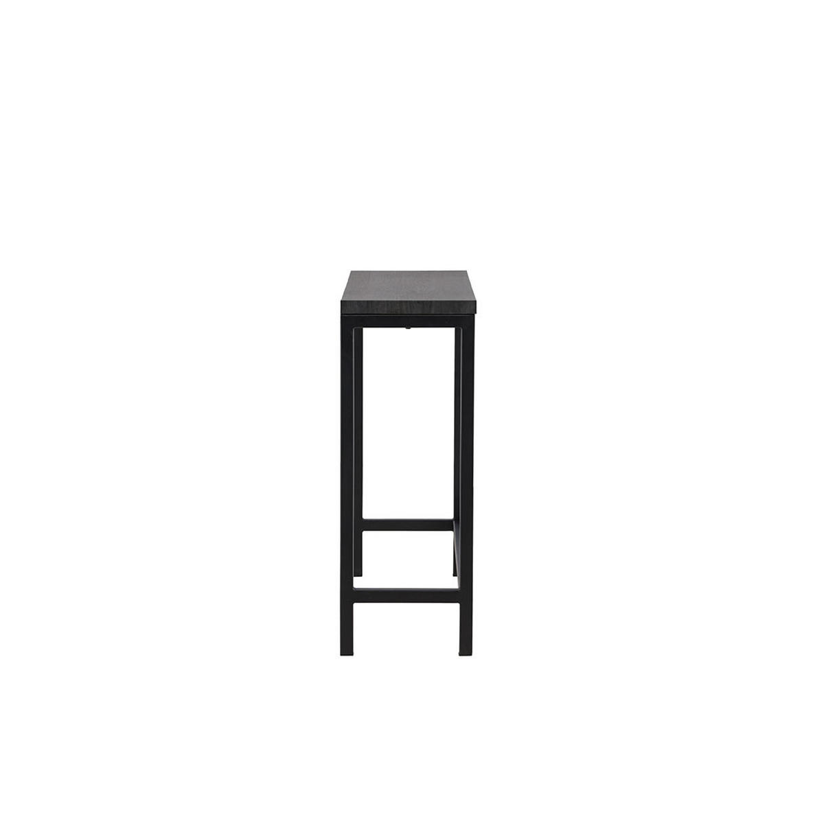 KONSOLENTISCH, Rise, Schwarz, Stahl, 30 x 110 x 80 cm - Schwarz, Metall (110/30/80cm) - ebuy24