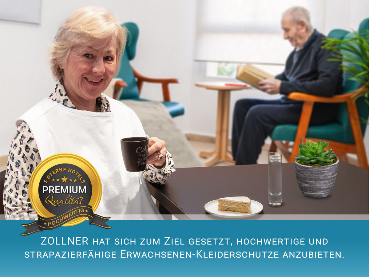 ERWACHSENENLÄTZCHEN, 50x110 cm, 100% Polyester, Weiß - Weiß, Textil (50/110cm) - Zollner