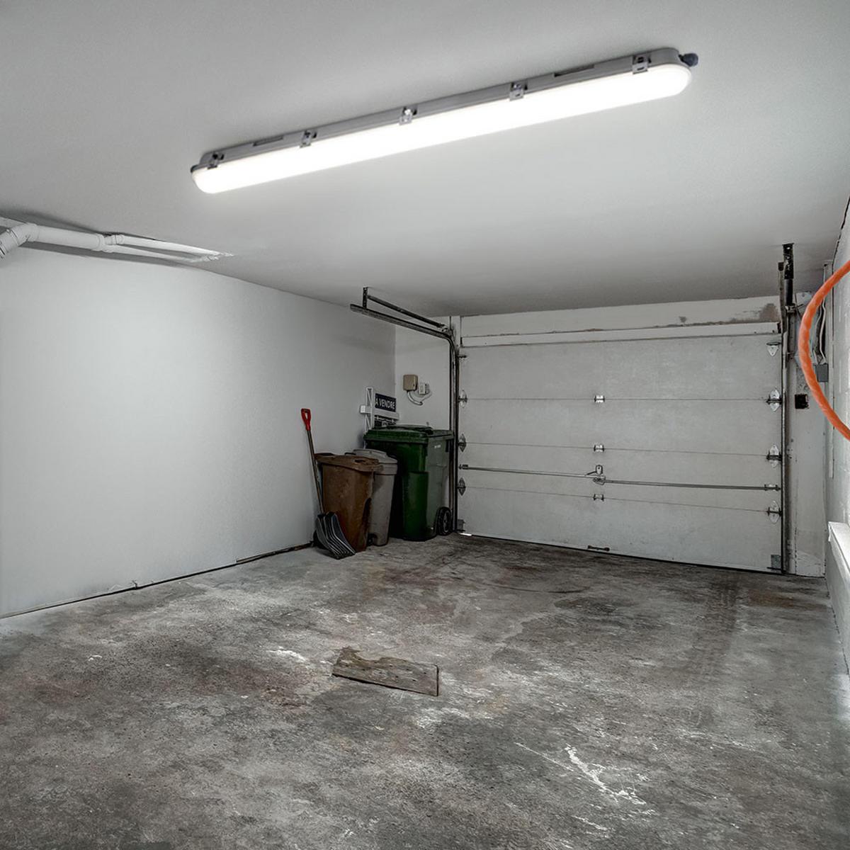 LED DECKENLEUCHTE Wannenleuchte Weiß - Weiß, Kunststoff (120/7.8/7.2cm)