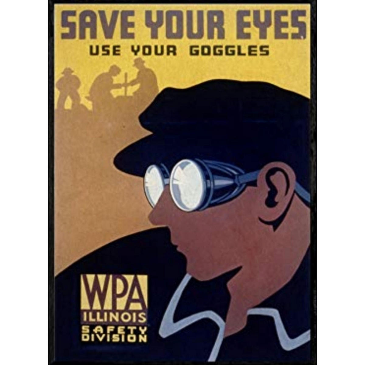 POSTER Arbeit Sorgfältig A3 Rahmenlos - Klar, Papier (29.7/5/42cm) - Nacnic