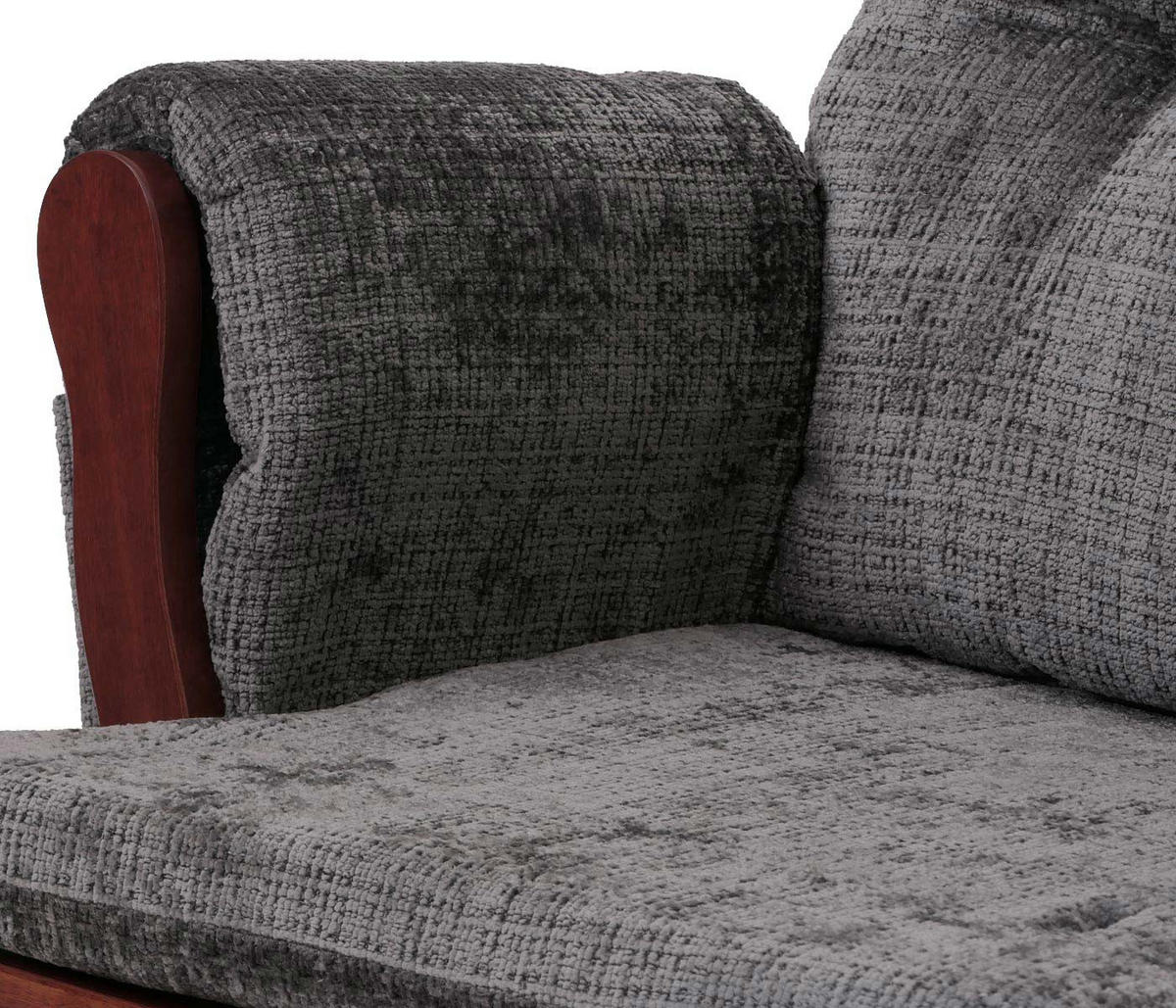 RELAXSESSEL Grau, Braun - Braun/Grau, Textil (75/100/71cm) - MCW