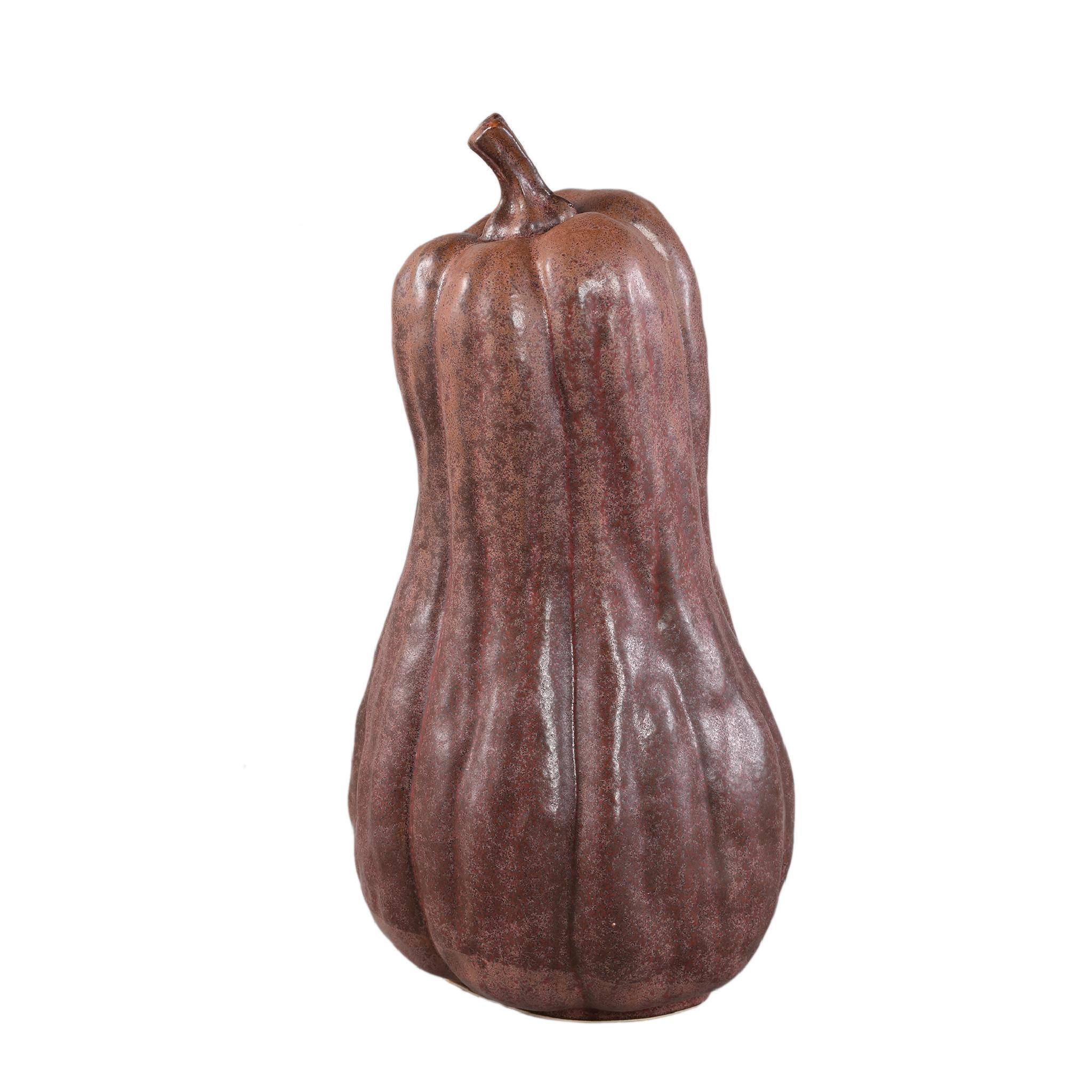 SKULPTUR Julija Braun 18/18/33cm - Braun, Keramik (18/33/18cm) - PTMD Collection