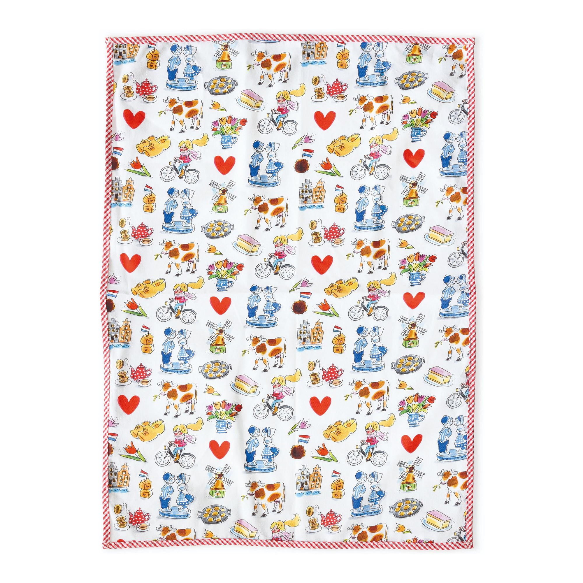 GESCHIRRTUCH Holland in Bunt - 50 x 70cm - Multicolor, Papier (0.2/5cm) - Blond Amsterdam