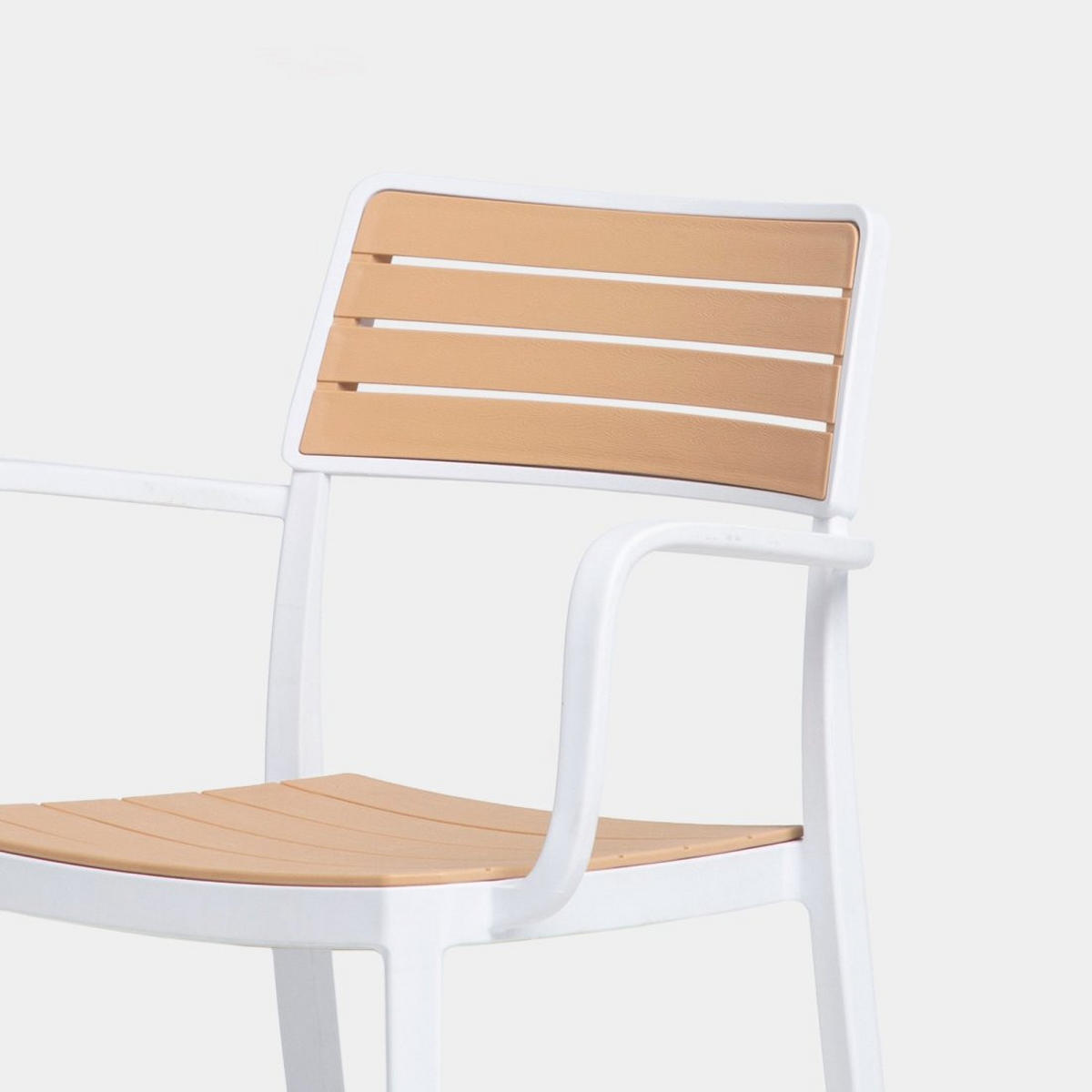 STUHL FÜR DRAUSSEN Hilda Zweifarbig 54 cm x 80 cm - Multicolor, Kunststoff (54/80/54cm) - Klast Home