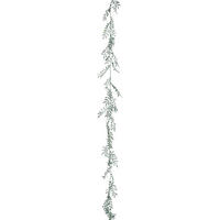 GIRLANDE Blätter Silber 180 cm - Silberfarben, Kunststoff (180cm) - Atmosphera Createur d´interieur