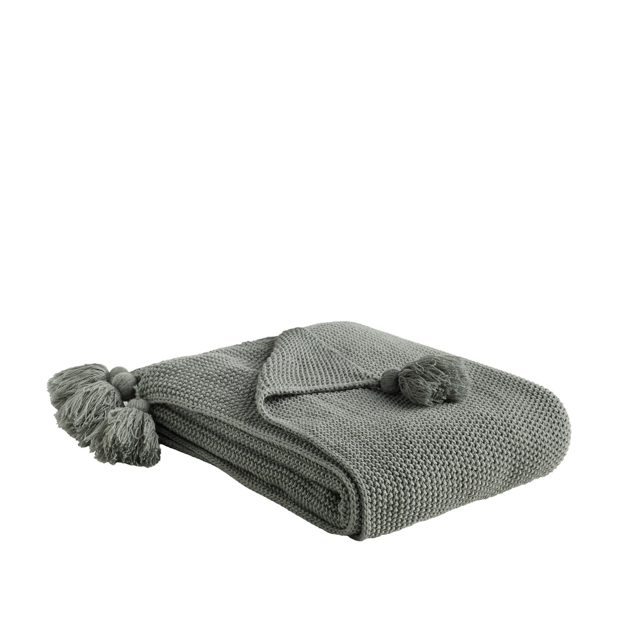 DECKE Zoltane - Dunkelgrün, Textil (130/170cm) - home&you