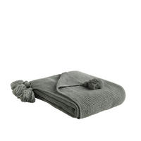 DECKE Zoltane - Dunkelgrün, Textil (130/170cm) - home&you