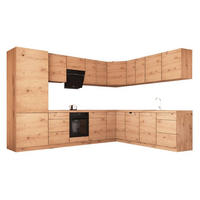 WINKELKÜCHE 320cm x 260cm- Langen KL14-M320 - in Artisan Eiche - Eiche Artisan, Holz/Holzwerkstoff (580/212/58cm)