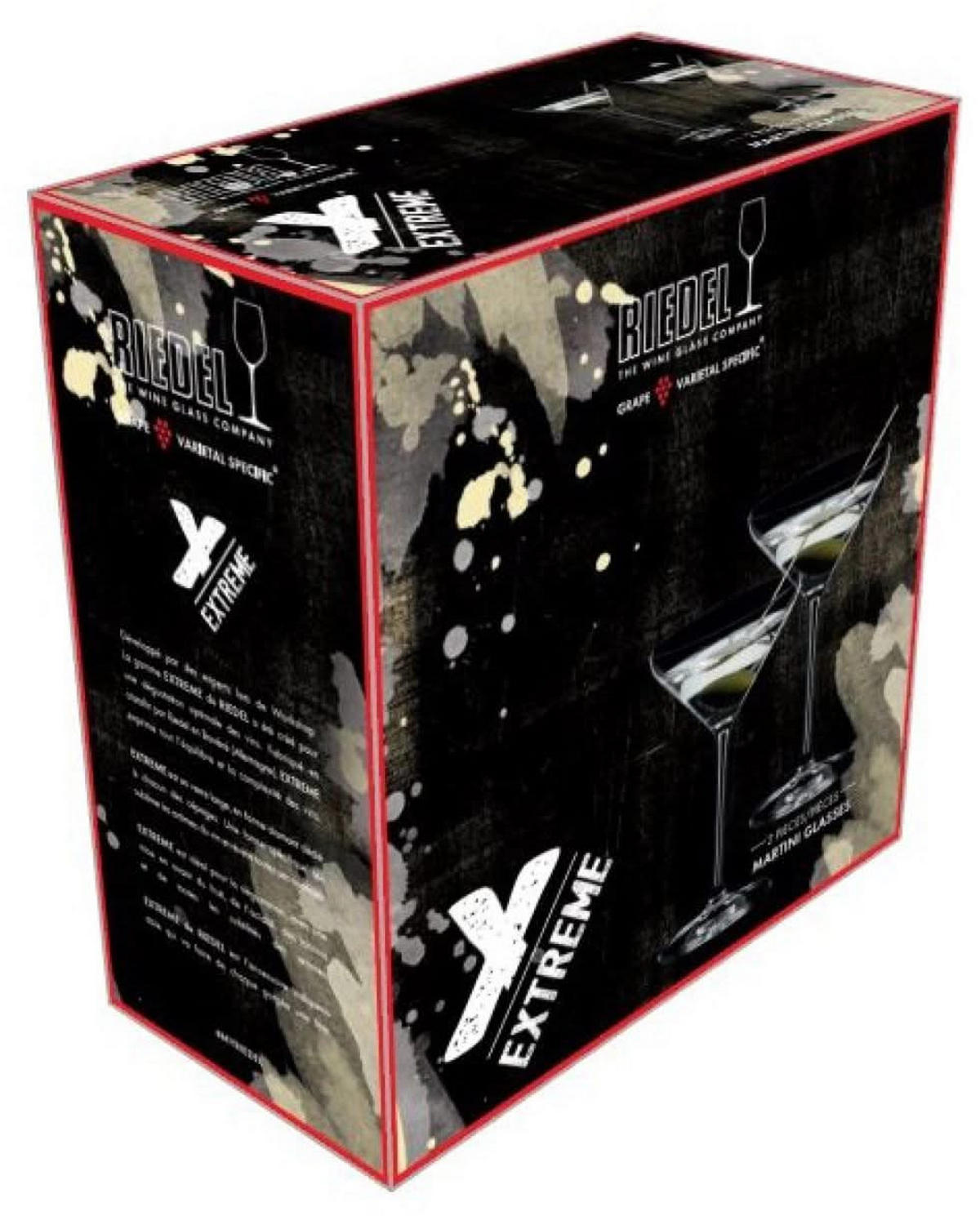 COCKTAILGLAS Extreme Martini, 2er Set, Hochwertiges Glas, 250 ml - Transparent, Glas (0.25L) - Riedel