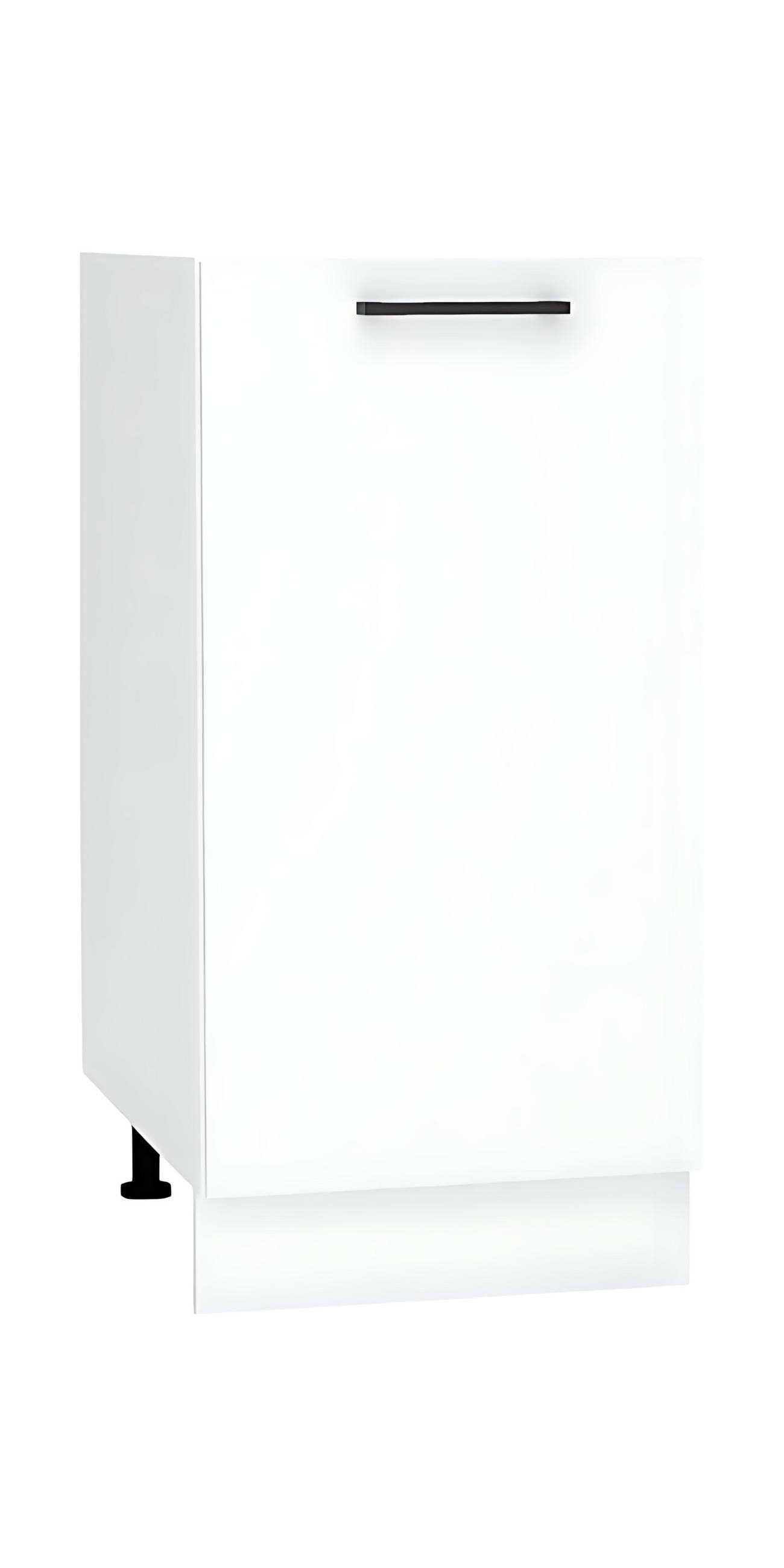 UNTERSCHRANK D40 P/L - Morvex - Stilvolle Aufbewahrung - Weiß, Holz/Metall (40/82/52.4cm) - ROYAL24_MARKT