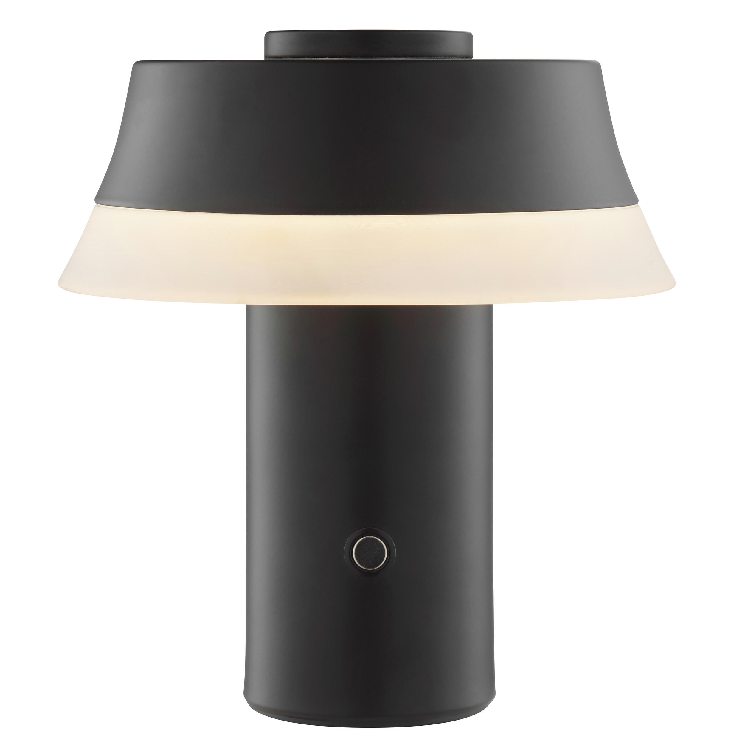 TISCHLEUCHTE Kinich Schwarz/Weiß 15/15/16,5 cm - Multicolor, Metall (15/15/16.5cm) - Brilliant