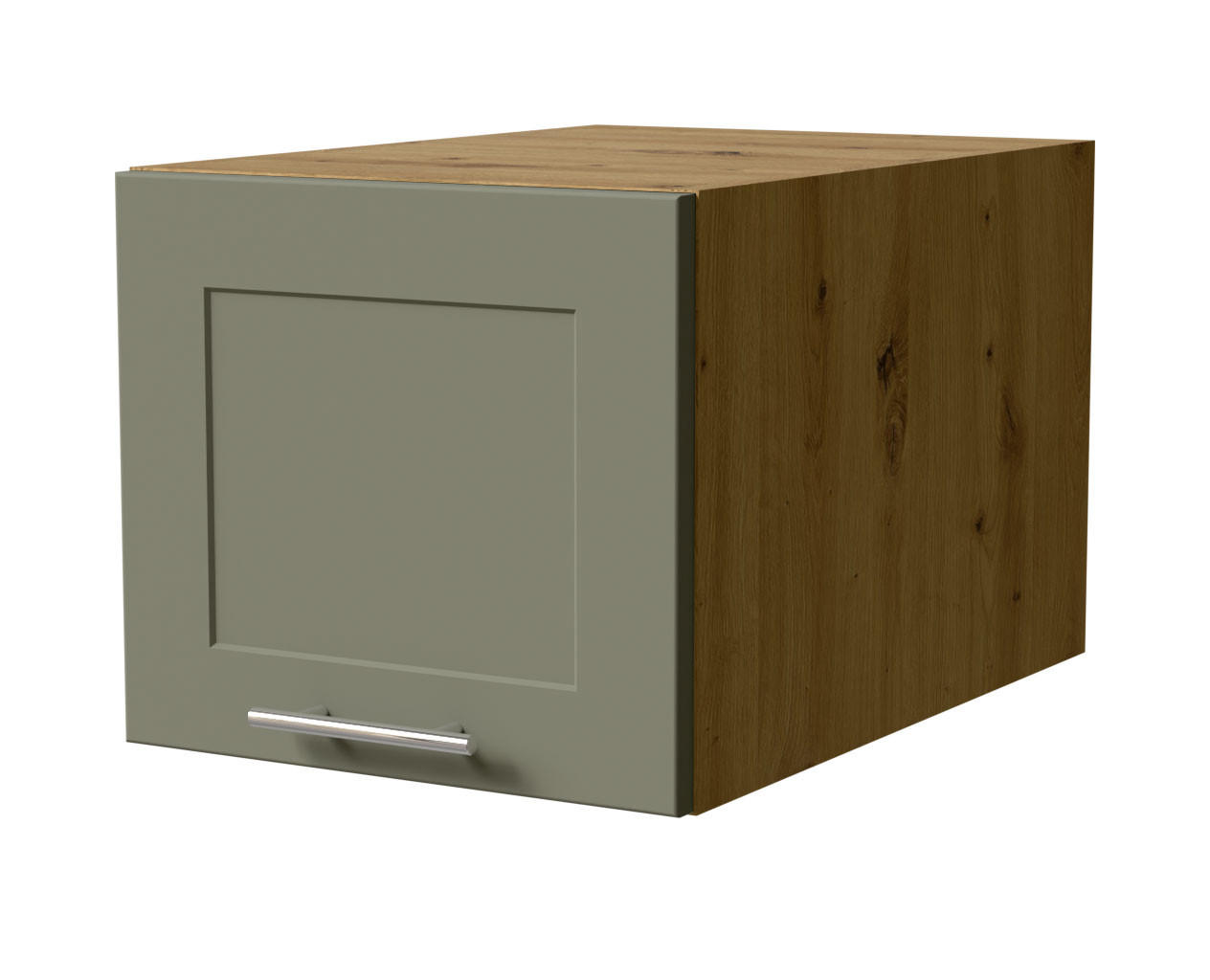 Feldmann-Wohnen Küchenaufsatzschrank Grün, Eiche Artisan 40x36x59 cm