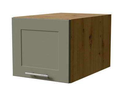 Feldmann-Wohnen Küchenaufsatzschrank Grün, Eiche Artisan 40x36x59 cm