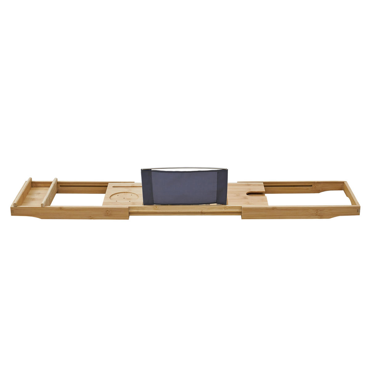 BADEWANNENABLAGE ORI ausziehbar Bambus - Naturfarben, Holz (105/4/22cm) - SVITA